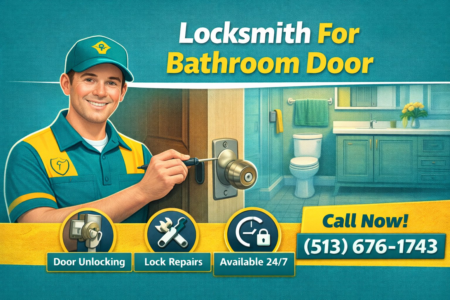 5 Ways To Unlock A Bathroom Door