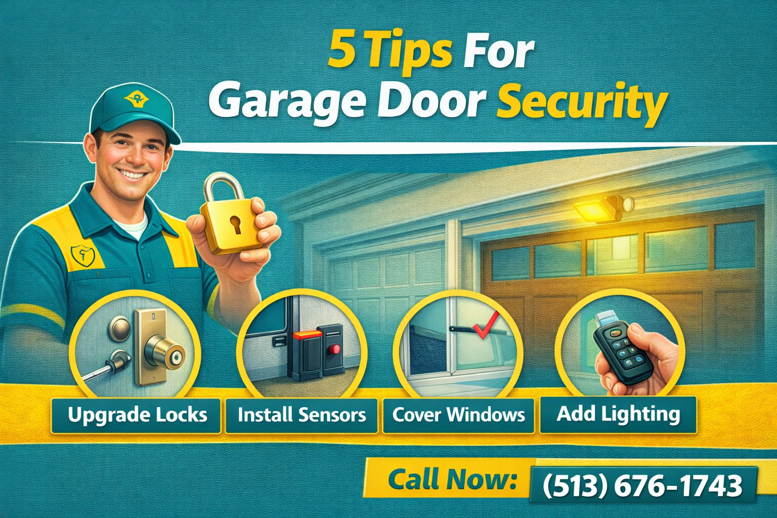 5 Tips For Garage Door Security