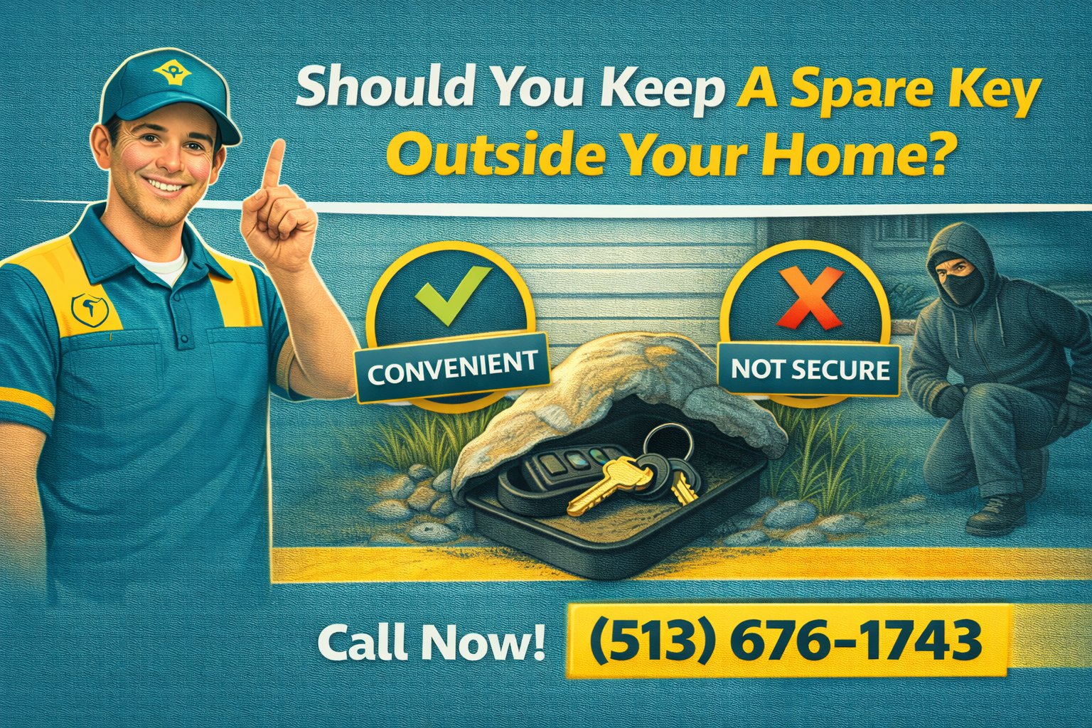 Should You Keep A Spare Key Outside Your Home?