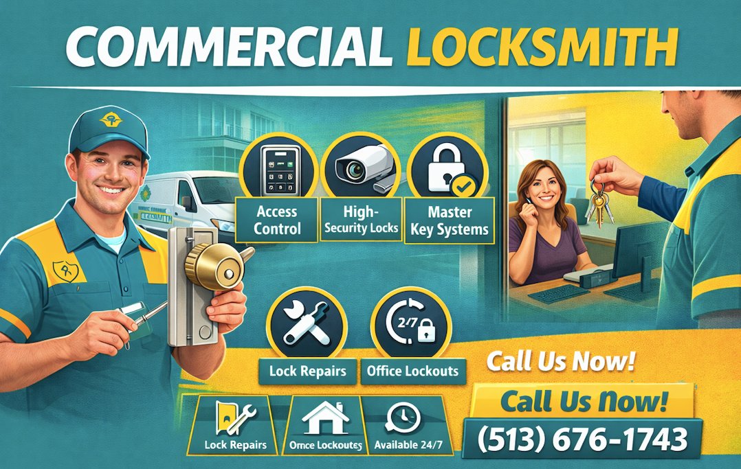 Commercial Locksmith Cincinnati OH - YS Locks & Keys