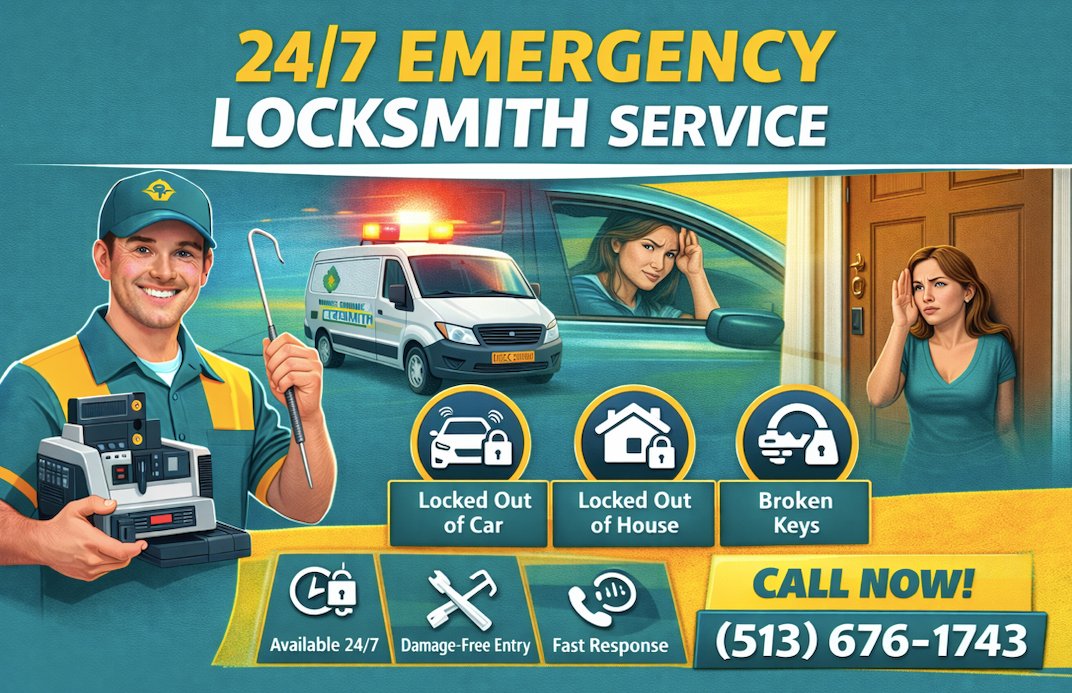 Emergency Locksmith Cincinnati OH - YS Locks & Keys