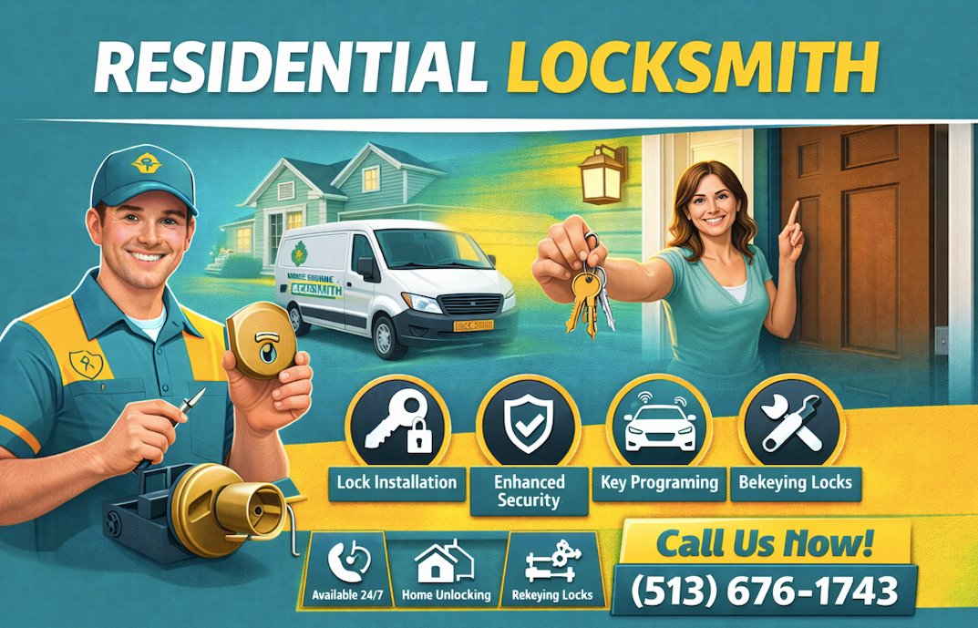 Residential Locksmith Cincinnati OH - YS Locks & Keys